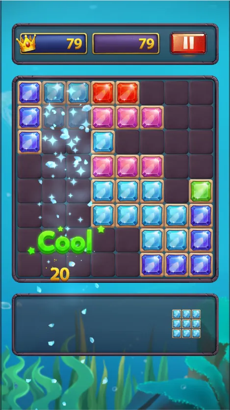 ブロックパズルオーシャン screenshot 2