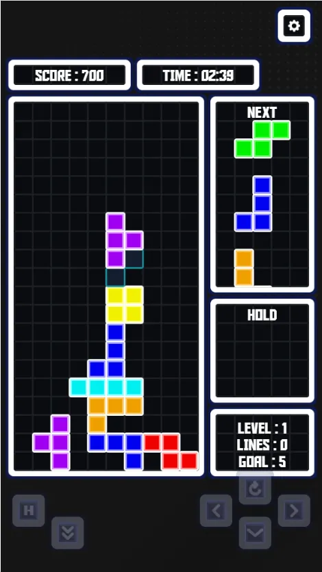 テトリス web クラシック screenshot 4